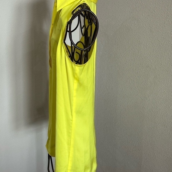 Loft sleeveless yellow shirt, size small - Picture 3 of 5